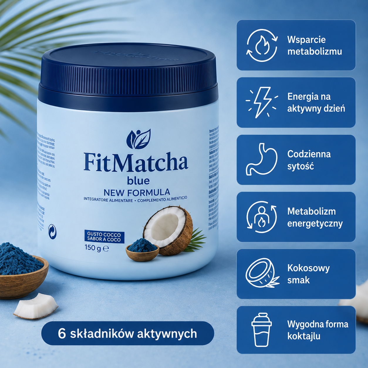 FitMatcha Blue — wsparcie