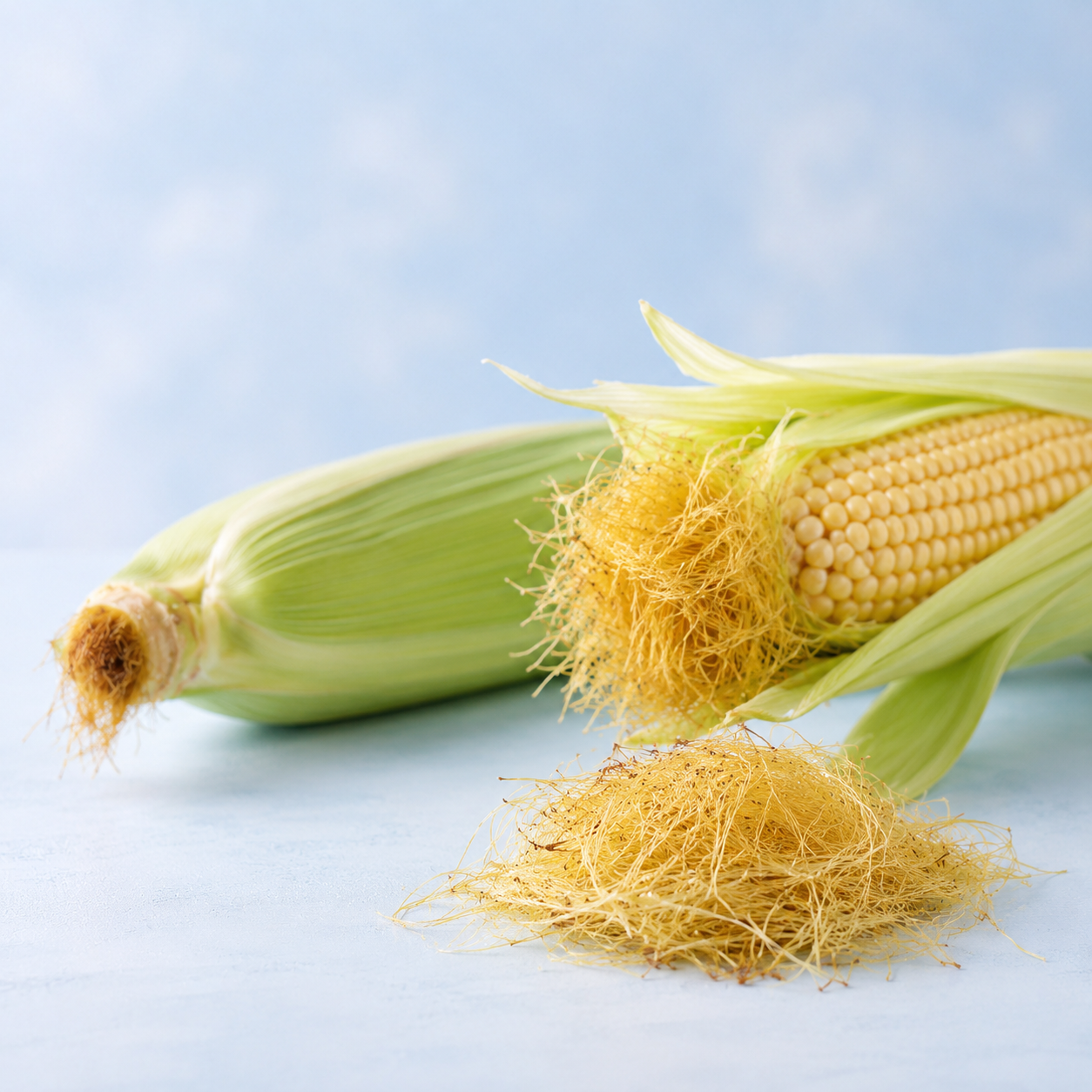 Corn stigmata fibers